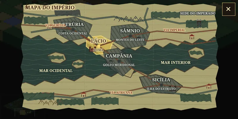 Mapa do império
